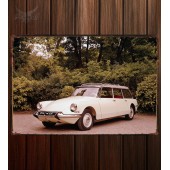 Металлическая табличка Citroen ID 19 Familiale 181